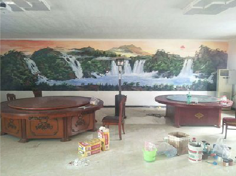 潼关墙绘-写实风景