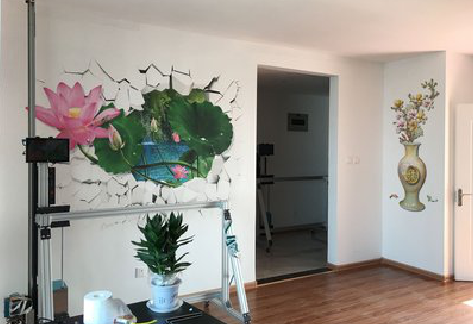 潼关墙体彩绘相比墙纸的优势。