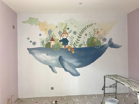 潼关手绘墙的特点及优势。